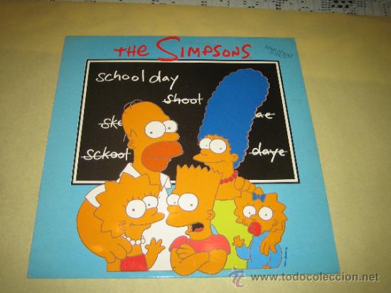 Discos de vinilo: THE SIMPSONS - MAXI - ED. ESPA&Ntilde;OLA 1991 - Foto 1