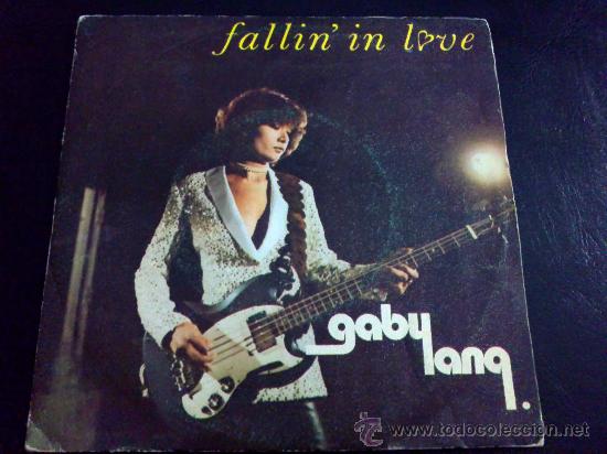 Discos de vinilo: GABY LANG, FALLIN IN LOVE - SINGLE DE VINILO - Foto 1