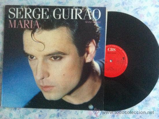 Discos de vinilo: 12&rdquo; MAXI-SERGE GUIRAO-MARIA - Foto 1