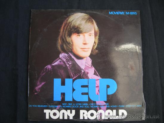 Discos de vinilo: LP TONY RONALD // HELP - Foto 1