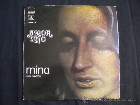 Discos de vinilo: LP MINA // AMOR MIO // CANTA EN ESPA&Ntilde;OL - Foto 1