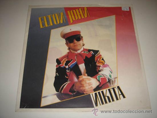 Discos de vinilo: LP Elton John &rdquo;Nikita&rdquo; - Foto 1