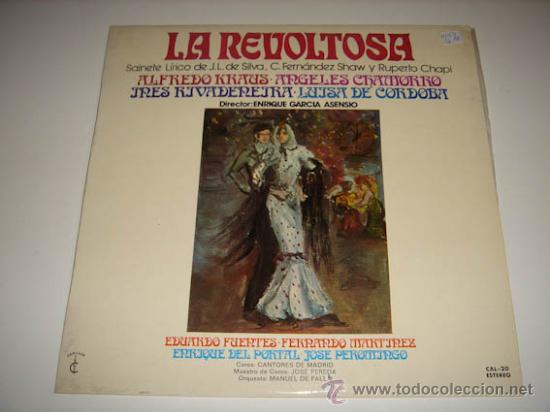 Discos de vinilo: LP La Revoltosa orquestra Manuel de Falla - Foto 1