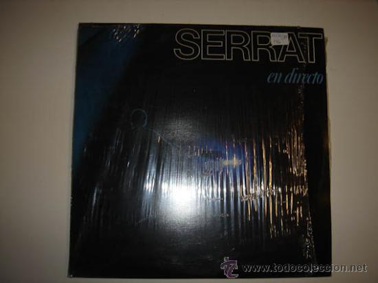 Discos de vinilo: LP Serrat en directo, disco doble - Foto 1