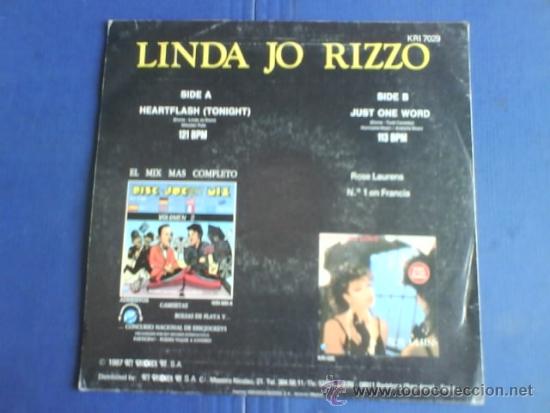 Discos de vinilo: LINDA JO RIZZO   HEARTFLASH - Foto 2