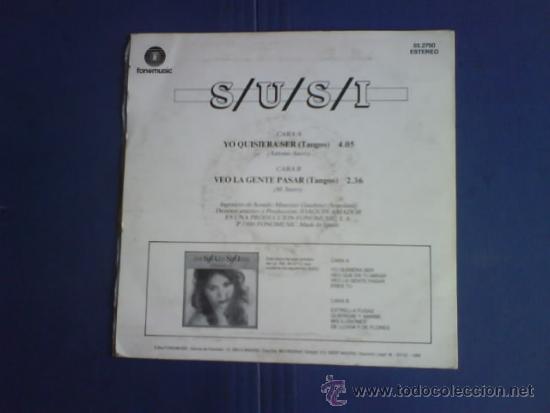 Discos de vinilo: SUSI    CHANELO YO - Foto 2