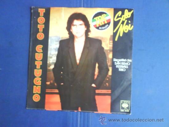 Discos de vinilo: TOTO CUTUGNO    SOLO NOI - Foto 2