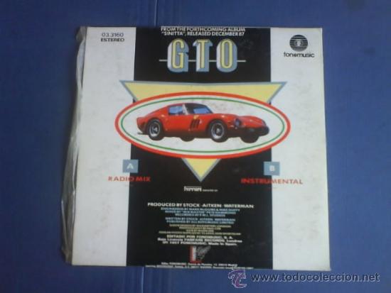 Discos de vinilo: SINITTA  GTO - Foto 2