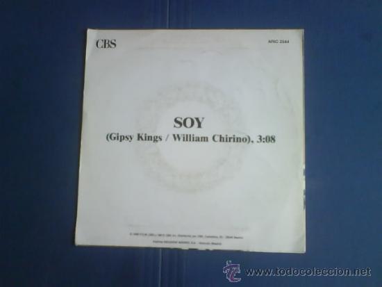Discos de vinilo: GIPSY KINGS  SOY  PROMO - Foto 2