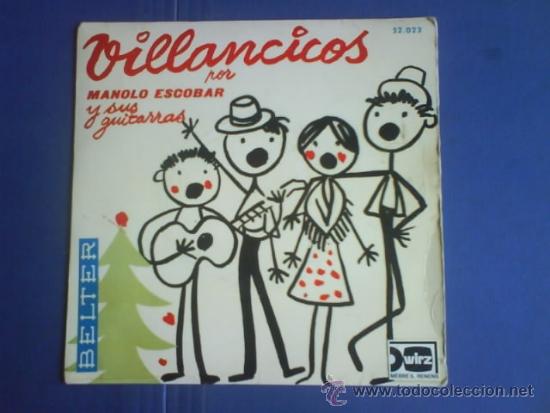 Discos de vinilo: MANOLO ESCOBAR Ep  VILLANCICOS - Foto 1