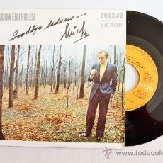 Discos de vinilo: MICKY - GOODBYE SADNESS/KISSES ¡¡NUEVO!! (RCA SINGLE 1972) ESPAÑA. Lote 34204998