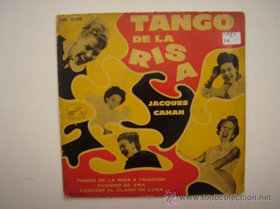 Discos de vinilo: Single Jacques Cahan &rdquo;El tango de la risa&rdquo; - Foto 1