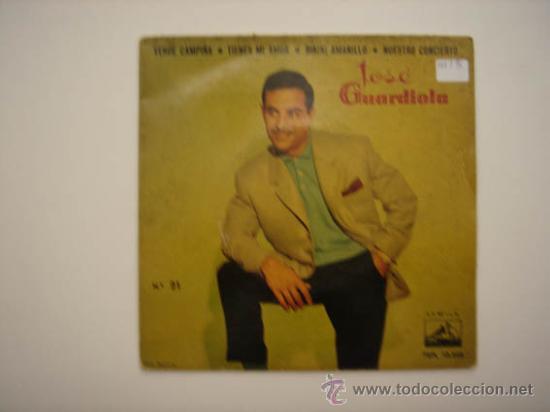 Discos de vinilo: Single Jos&eacute; Guardiola y su orquestra - Foto 1