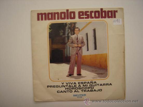 Discos de vinilo: Single Manolo Escobar - Foto 1
