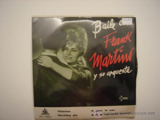 Discos de vinilo: Single Baile con Frank Martino y su orquestra - Foto 1