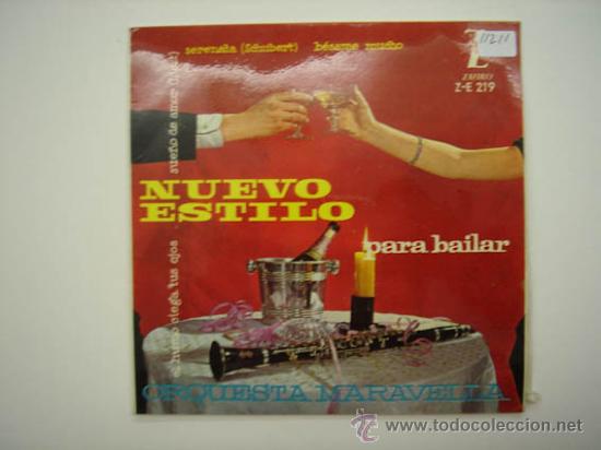 Discos de vinilo: Single Orquesta Maravella, nuevo estilo para bailar - Foto 1