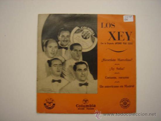 Discos de vinilo: Single Los Xey con la orquesta Antonio Vil&aacute;s - Foto 1