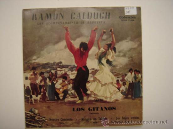 Discos de vinilo: Single Ramon Calduch con acompa&ntilde;amiento de orquesta. - Foto 1