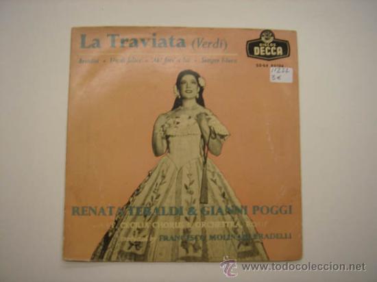 Discos de vinilo: Single La Traviata de Verdi - Foto 1