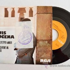 Discos de vinilo: LUIS LUCENA - DE NUESTRO AMOR/DEVUELVEME MI CARIÑO ¡¡NUEVO!! (RCA SINGLE 1975) ESPAÑA. Lote 34220362