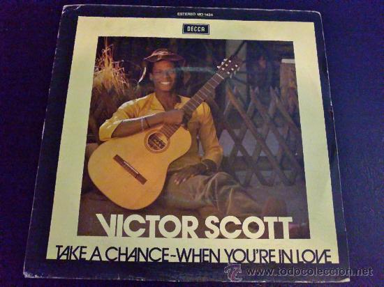 Discos de vinilo: VICTOR SCOTT, TAKE A CHANCE - SINGLE DE VINILO - Foto 1