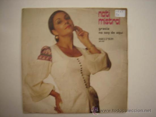 Discos de vinilo: Single Nati Mistral - Foto 1