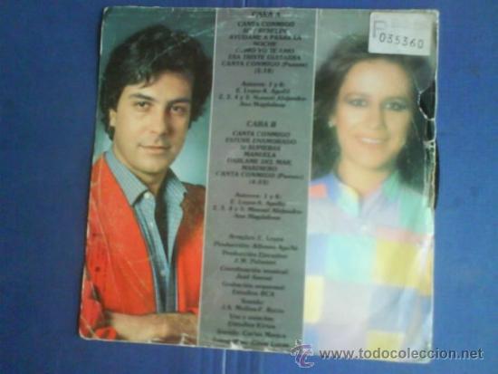 Discos de vinilo: AMOR 2 INTERPRETAN A MANUEL ALEJANDRO  PROMO - Foto 2