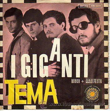 Dischi in vinile: I Giganti 7' SG Tema - la bomba atomica italian edit