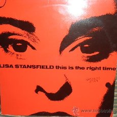 Discos de vinilo: LISA STANSFIELD - THIS IS THE RIGHT TIME MAXI 12” - ORIGINAL ESPAÑA - ARISTA 1989 - MUY NUEVO (5). Lote 34263534