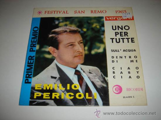 Discos de vinilo: Single Emilio Pericoli - Foto 1