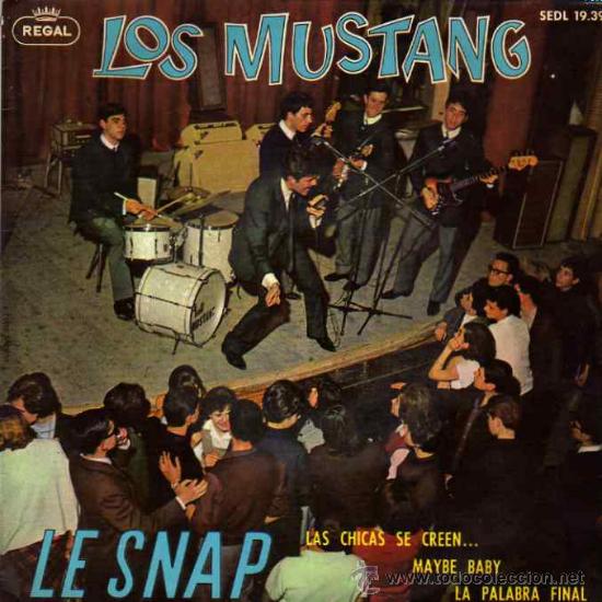 Discos de vinilo: Los Mustang 7 EP Les snap +3 spanish edit - Foto 1
