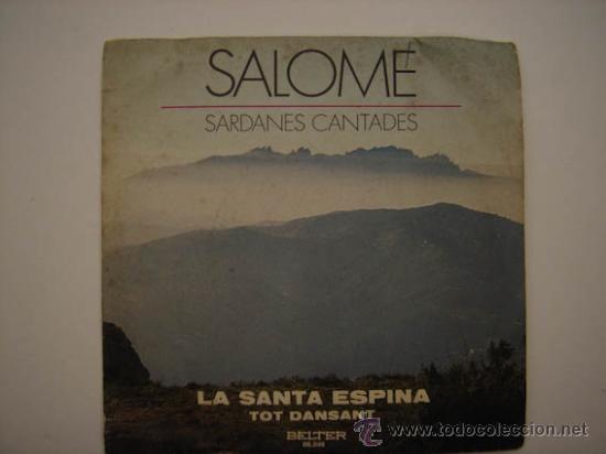 Discos de vinilo: Single Salom&eacute;, Sardanes cantades - Foto 1