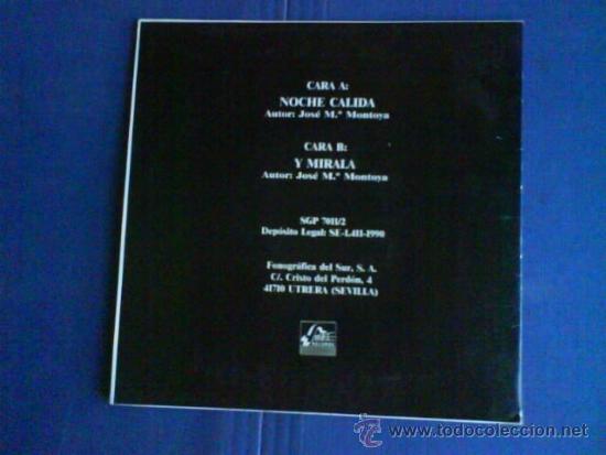 Discos de vinilo: TATE MONTOYA NOCHE CALIDA - Foto 2