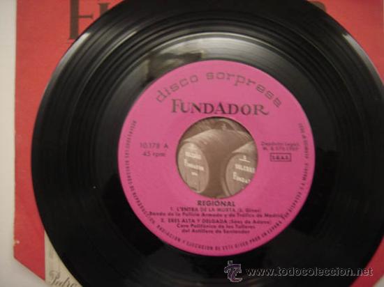 Discos de vinilo: Single Fundador disco sorpresa - Foto 1