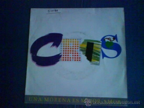 Vinyl-Schallplatten: CRIS    UNA MORENA ES MEJOR, AMOR  PROMO