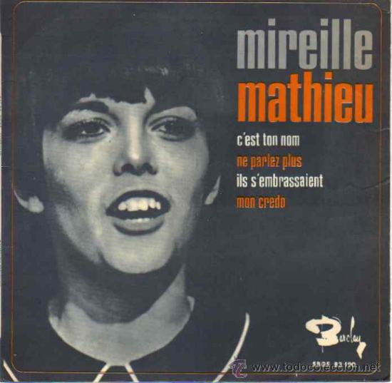 Disques de vinyle: Mireille MathieC'est ton nom +3 spanish edit