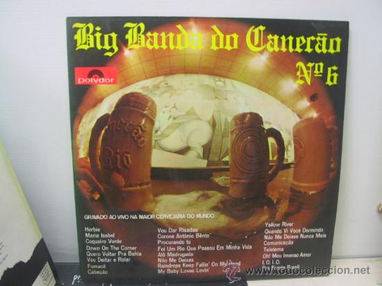 Discos de vinil: BIG BANDA DO CANERAO VOL.6 - ORIGINAL BRASIL - POLYDOR  1970