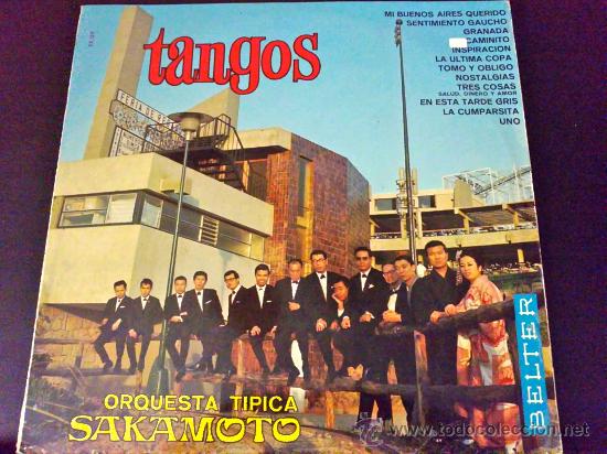 Discos de vinilo: ORQUESTA T&Iacute;PICA SAKAMOTO, TANGOS - LP DE VINILO - Foto 1