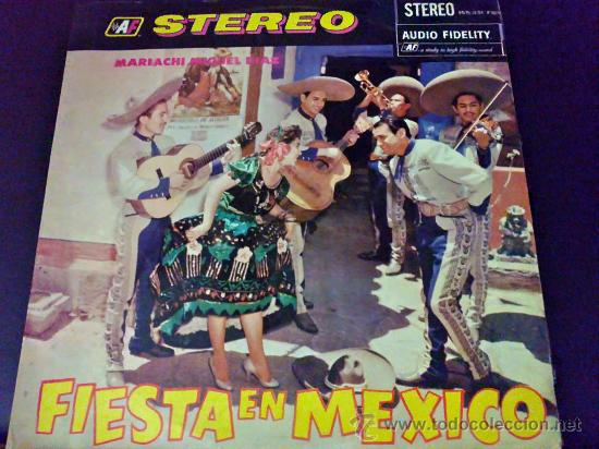 Dischi in vinile: MARIACHI MIGUEL D&Iacute;AZ, FIESTA EN M&Eacute;XICO - LP DE VINILO