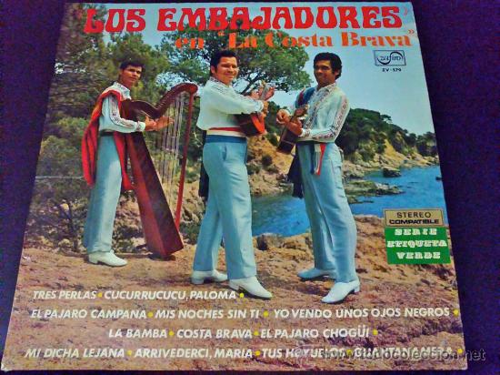 Vinyl records: LOS EMBAJADORES EN LA COSTA BRAVA, LP ORIGINAL ESPA&Ntilde;A