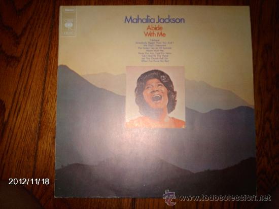 Discos de vinilo: mahalia jackson  - Abide with me - Foto 1