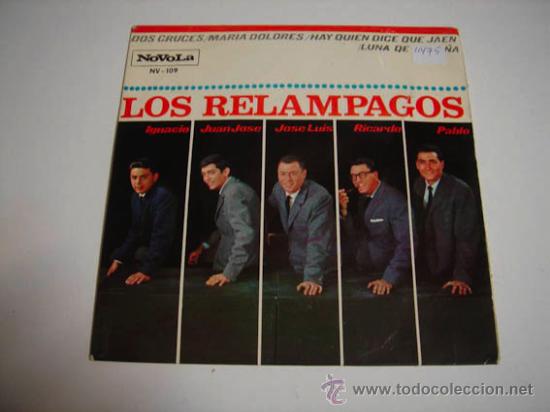 Discos de vinilo: Single Los Relampagos - Foto 1