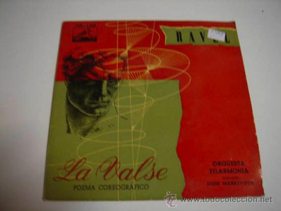 Discos de vinilo: Single La Valse Poema Coreogr&aacute;fico - Foto 1