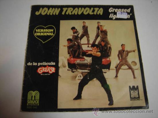 Discos de vinilo: Single BSO &rdquo;Grease&rdquo; John Travolta - Foto 1