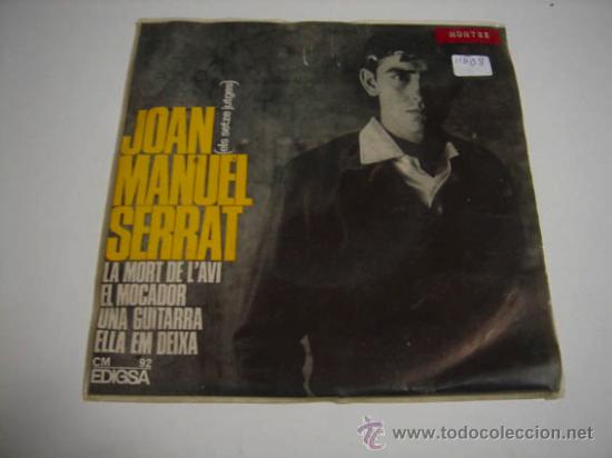 Discos de vinilo: Single Joan Manuel Serrat, (els setze jutges) - Foto 1