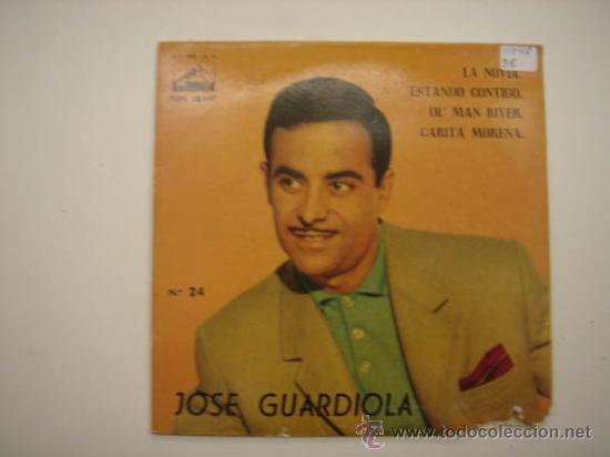 Discos de vinilo: Single Jos&eacute; Guardiola canta los &eacute;xitos de Sanremo 1962 - Foto 1