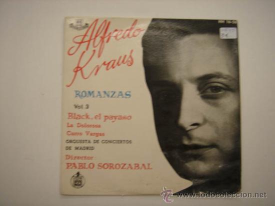 Discos de vinilo: Single Alfredo Kraus, Romanzas Vol.3 - Foto 1