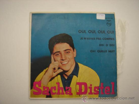 Discos de vinilo: Single Sacha Distel - Foto 1
