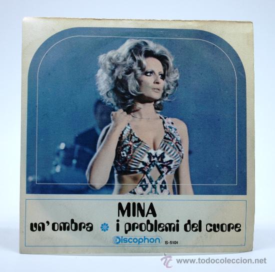 Discos de vinilo: Mina. Un &acute;ombra - i problemi del cuore. Discophon. - Foto 1