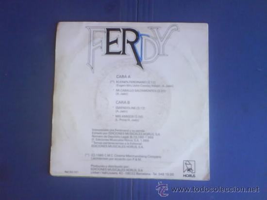 Discos de vinilo: FERDY  FERDINAND Y SU PANDA - Foto 2